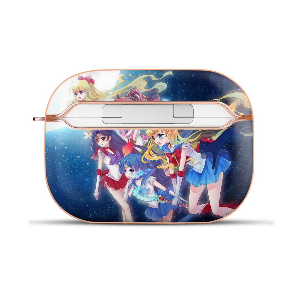 （画像用） 美少女戦士セーラームーン Sailor Moon 【AirPods Pro用】ハードシェル保護ケース｜耐衝撃・防指紋・カラビナ付き商品仕様