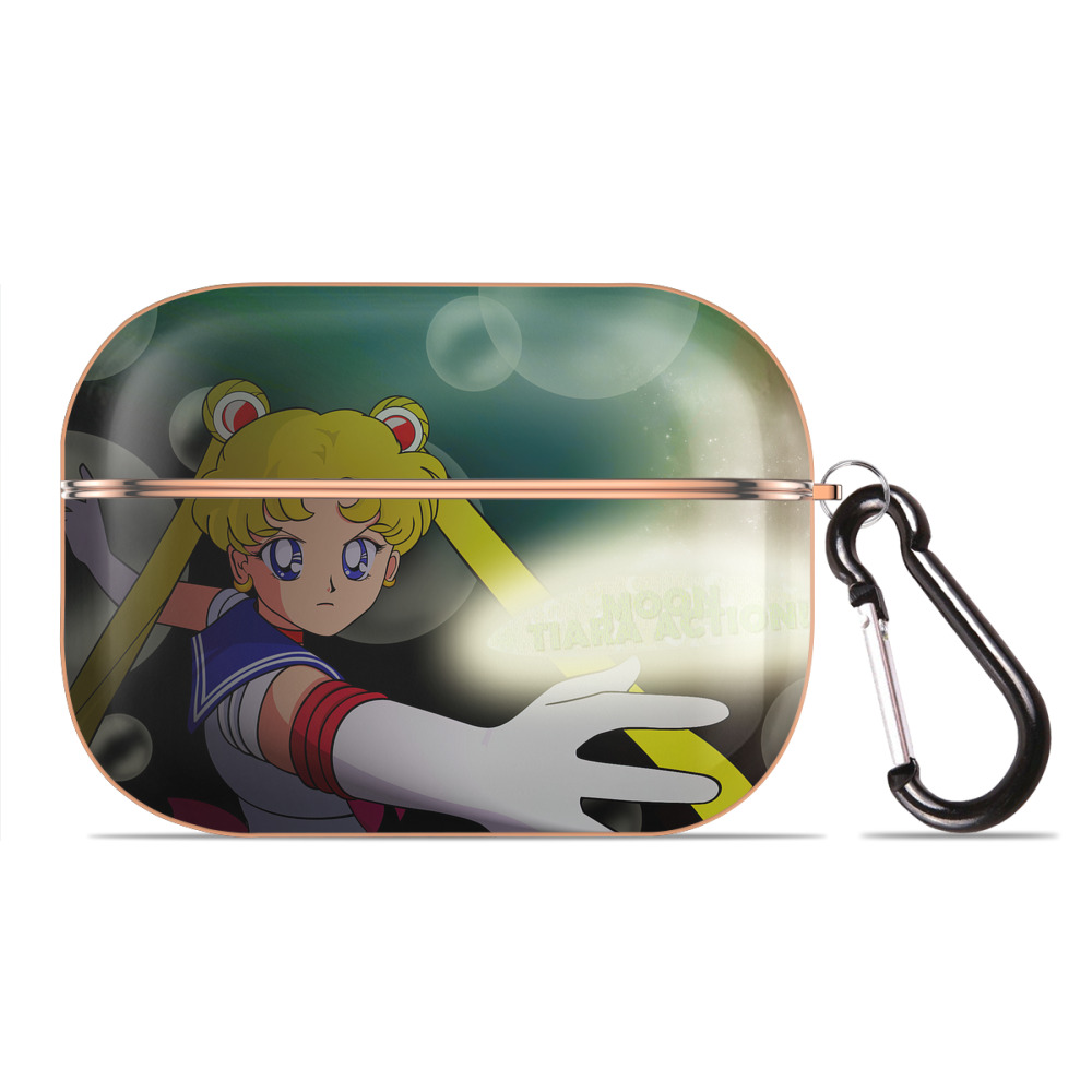 （画像用） 美少女戦士セーラームーン Sailor Moon 【AirPods Pro用】ハードシェル保護ケース｜耐衝撃・防指紋・カラビナ付き商品仕様