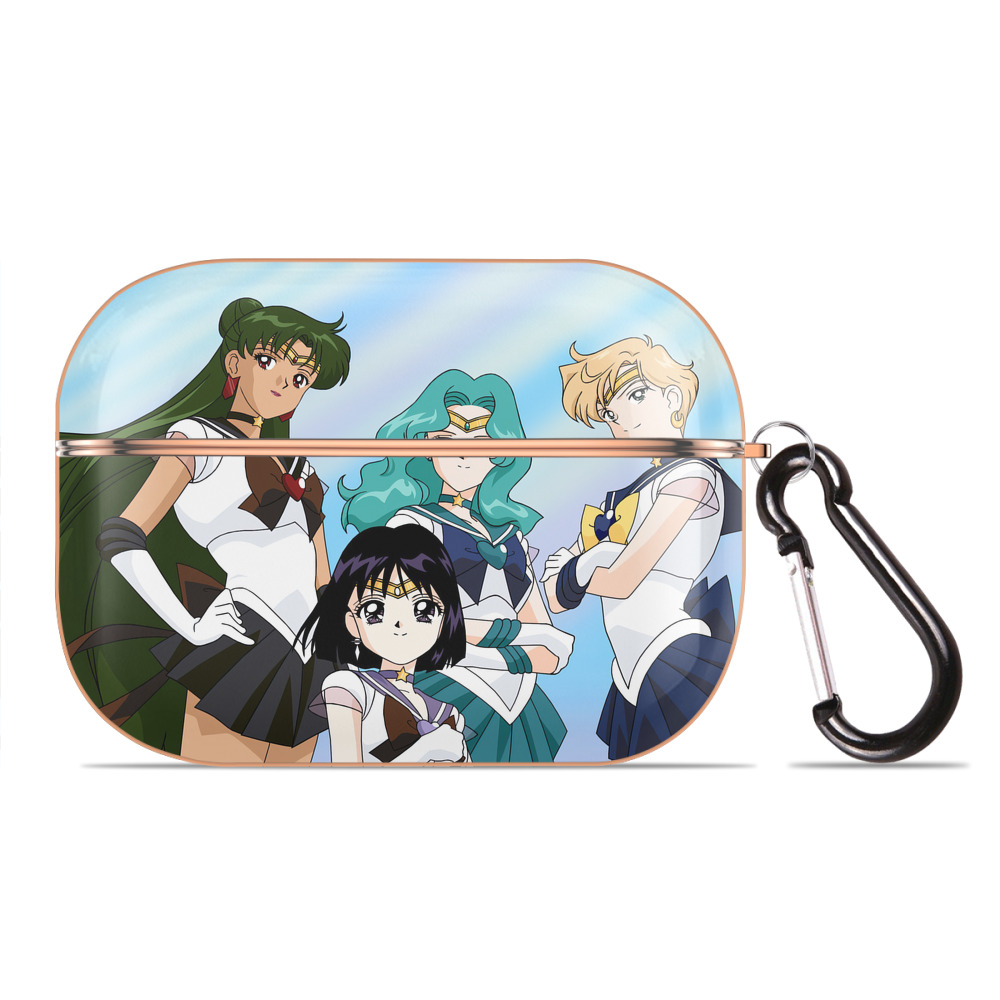 （画像用） 美少女戦士セーラームーン Sailor Moon 【AirPods Pro用】ハードシェル保護ケース｜耐衝撃・防指紋・カラビナ付き商品仕様