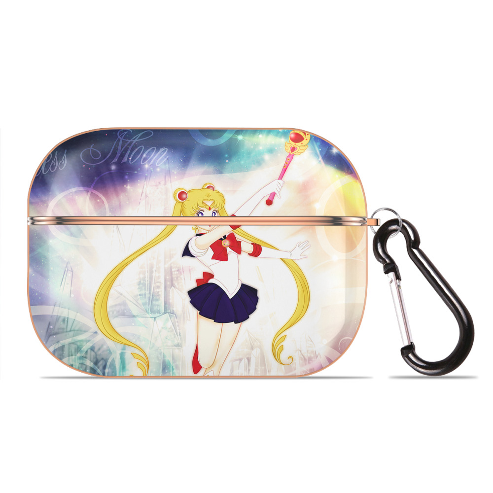 （画像用） 美少女戦士セーラームーン Sailor Moon 【AirPods Pro用】ハードシェル保護ケース｜耐衝撃・防指紋・カラビナ付き商品仕様
