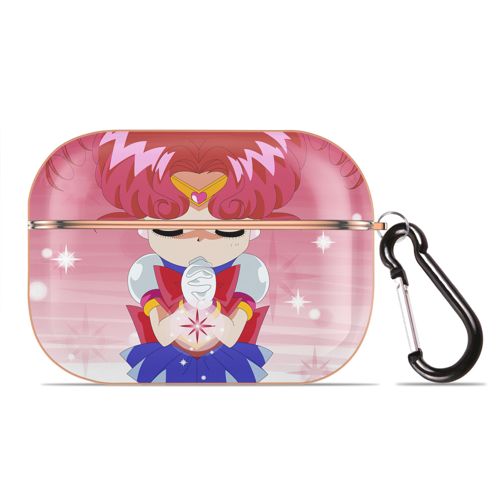 （画像用） 美少女戦士セーラームーン Sailor Moon 【AirPods Pro用】ハードシェル保護ケース｜耐衝撃・防指紋・カラビナ付き商品仕様