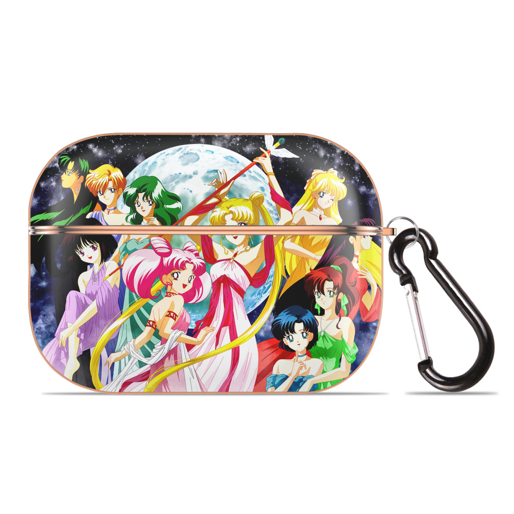 （画像用） 美少女戦士セーラームーン Sailor Moon 【AirPods Pro用】ハードシェル保護ケース｜耐衝撃・防指紋・カラビナ付き商品仕様