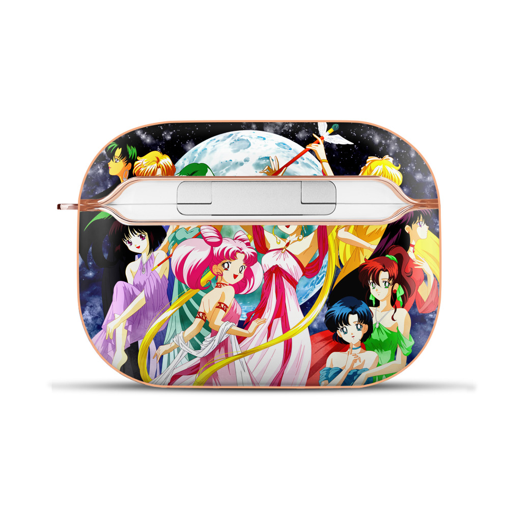 （画像用） 美少女戦士セーラームーン Sailor Moon 【AirPods Pro用】ハードシェル保護ケース｜耐衝撃・防指紋・カラビナ付き商品仕様