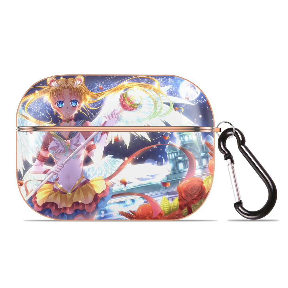 （画像用） 美少女戦士セーラームーン Sailor Moon 【AirPods Pro用】ハードシェル保護ケース｜耐衝撃・防指紋・カラビナ付き商品仕様