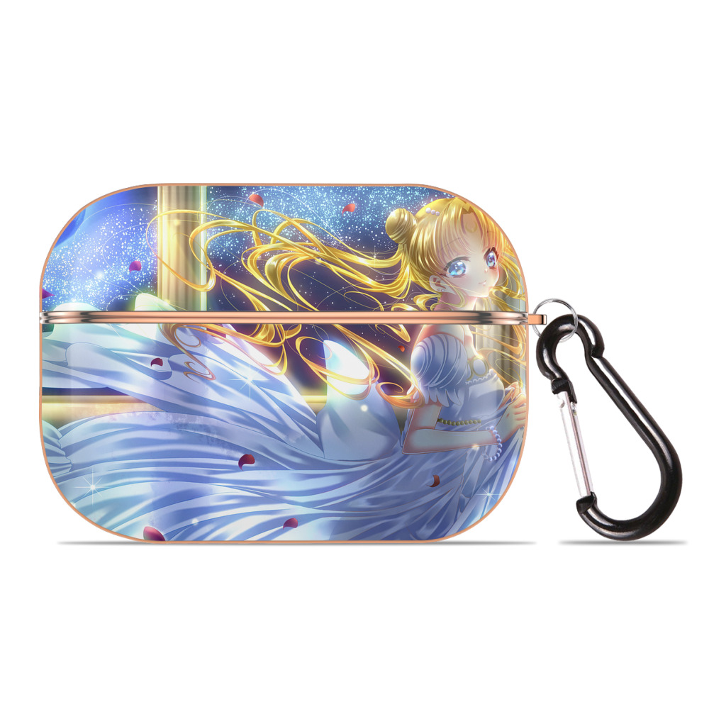 （画像用） 美少女戦士セーラームーン Sailor Moon 【AirPods Pro用】ハードシェル保護ケース｜耐衝撃・防指紋・カラビナ付き商品仕様
