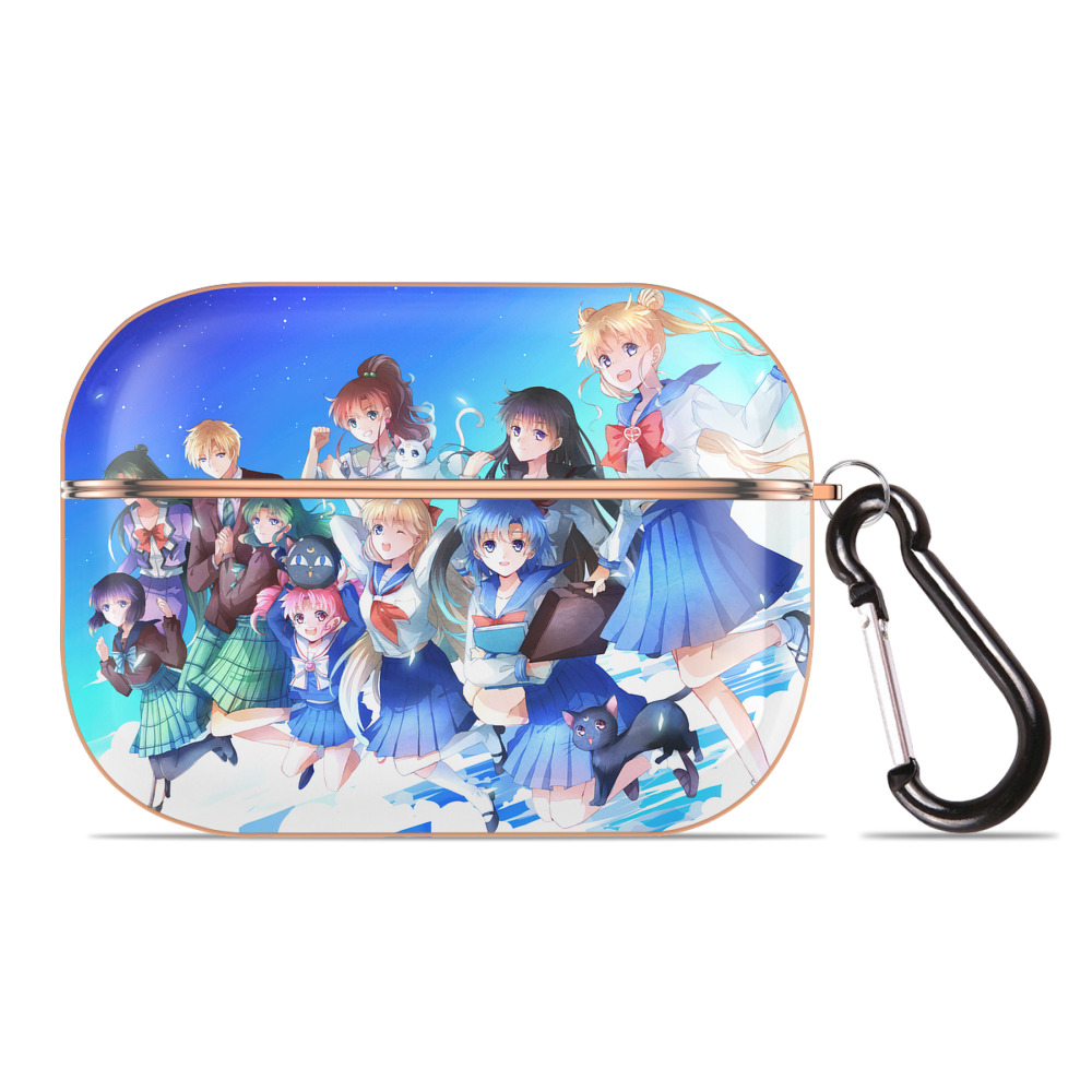 （画像用） 美少女戦士セーラームーン Sailor Moon 【AirPods Pro用】ハードシェル保護ケース｜耐衝撃・防指紋・カラビナ付き商品仕様