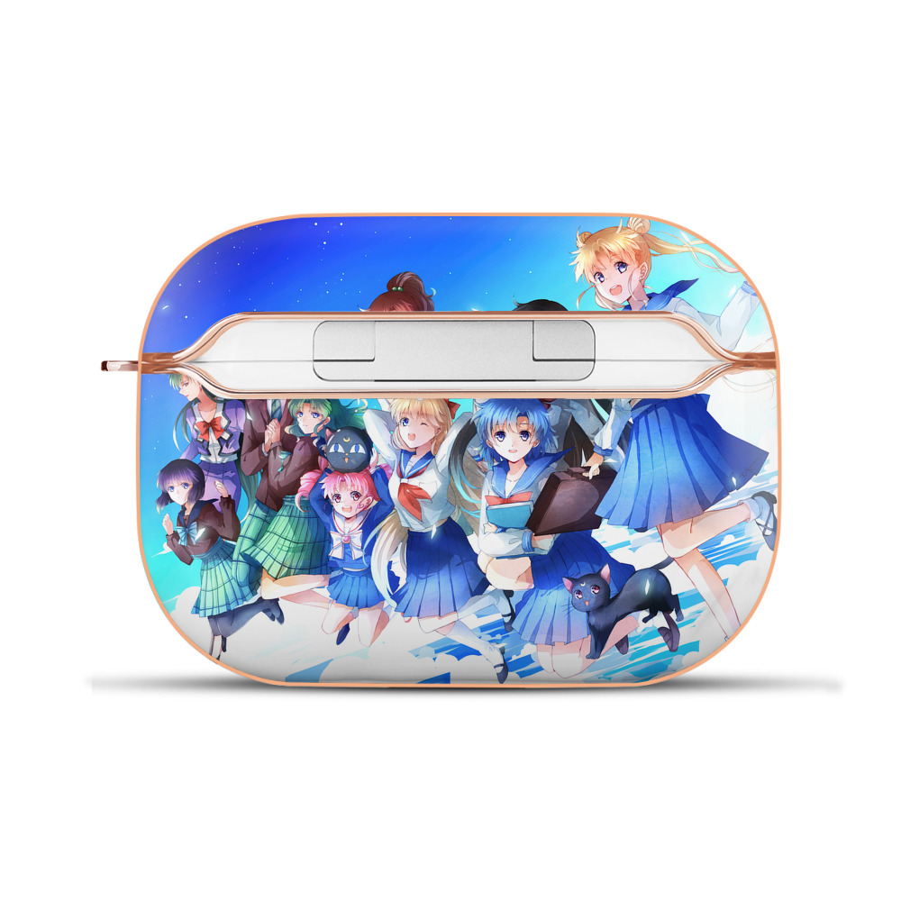（画像用） 美少女戦士セーラームーン Sailor Moon 【AirPods Pro用】ハードシェル保護ケース｜耐衝撃・防指紋・カラビナ付き商品仕様