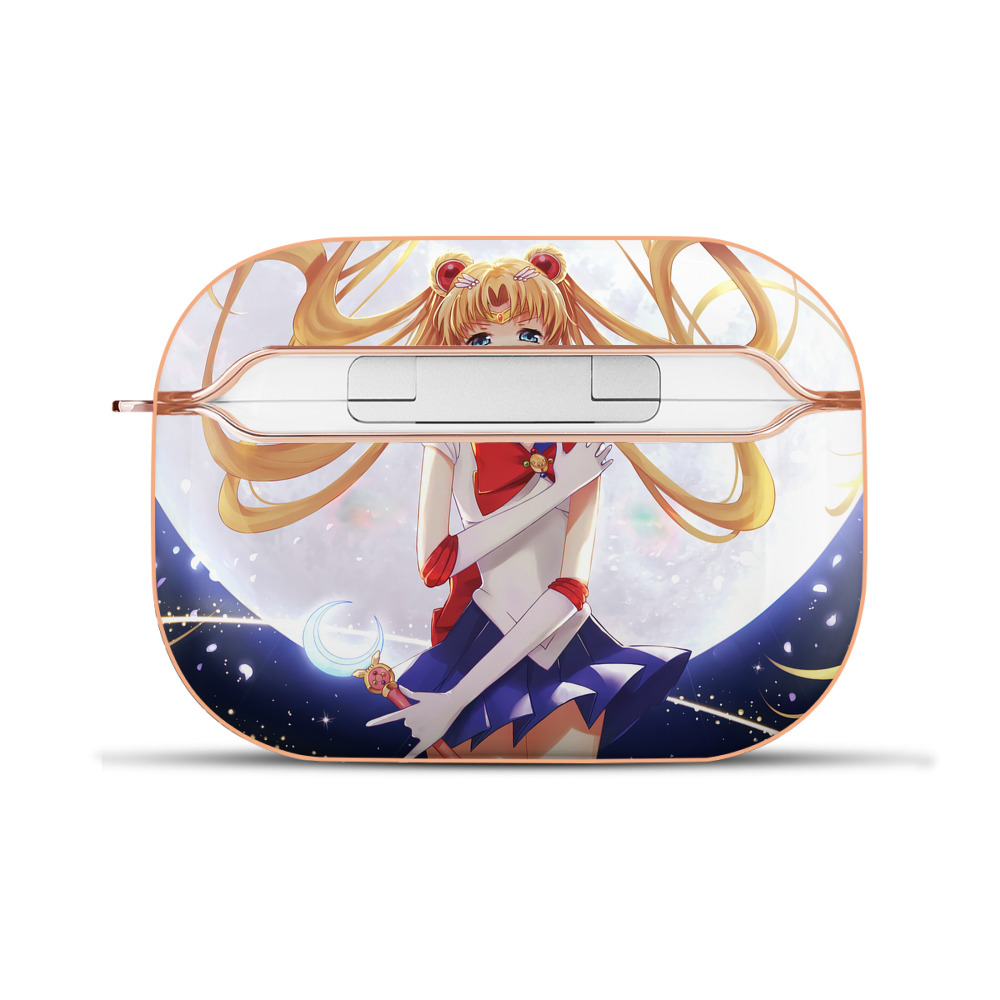 （画像用） 美少女戦士セーラームーン Sailor Moon 【AirPods Pro用】ハードシェル保護ケース｜耐衝撃・防指紋・カラビナ付き商品仕様