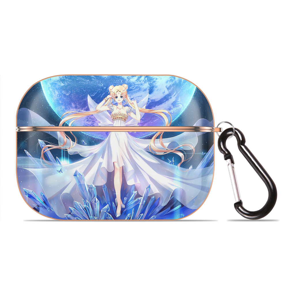 （画像用） 美少女戦士セーラームーン Sailor Moon 【AirPods Pro用】ハードシェル保護ケース｜耐衝撃・防指紋・カラビナ付き商品仕様