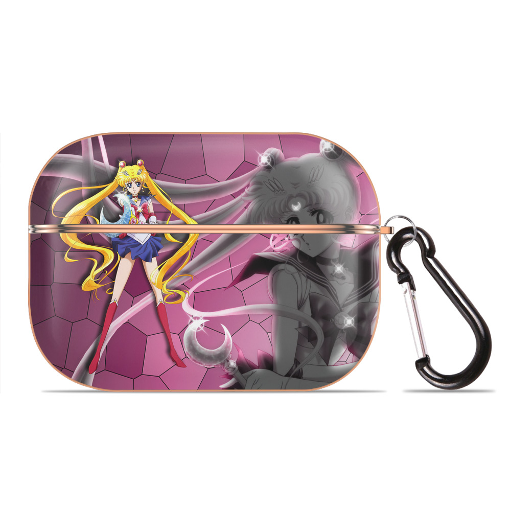 （画像用） 美少女戦士セーラームーン Sailor Moon 【AirPods Pro用】ハードシェル保護ケース｜耐衝撃・防指紋・カラビナ付き商品仕様