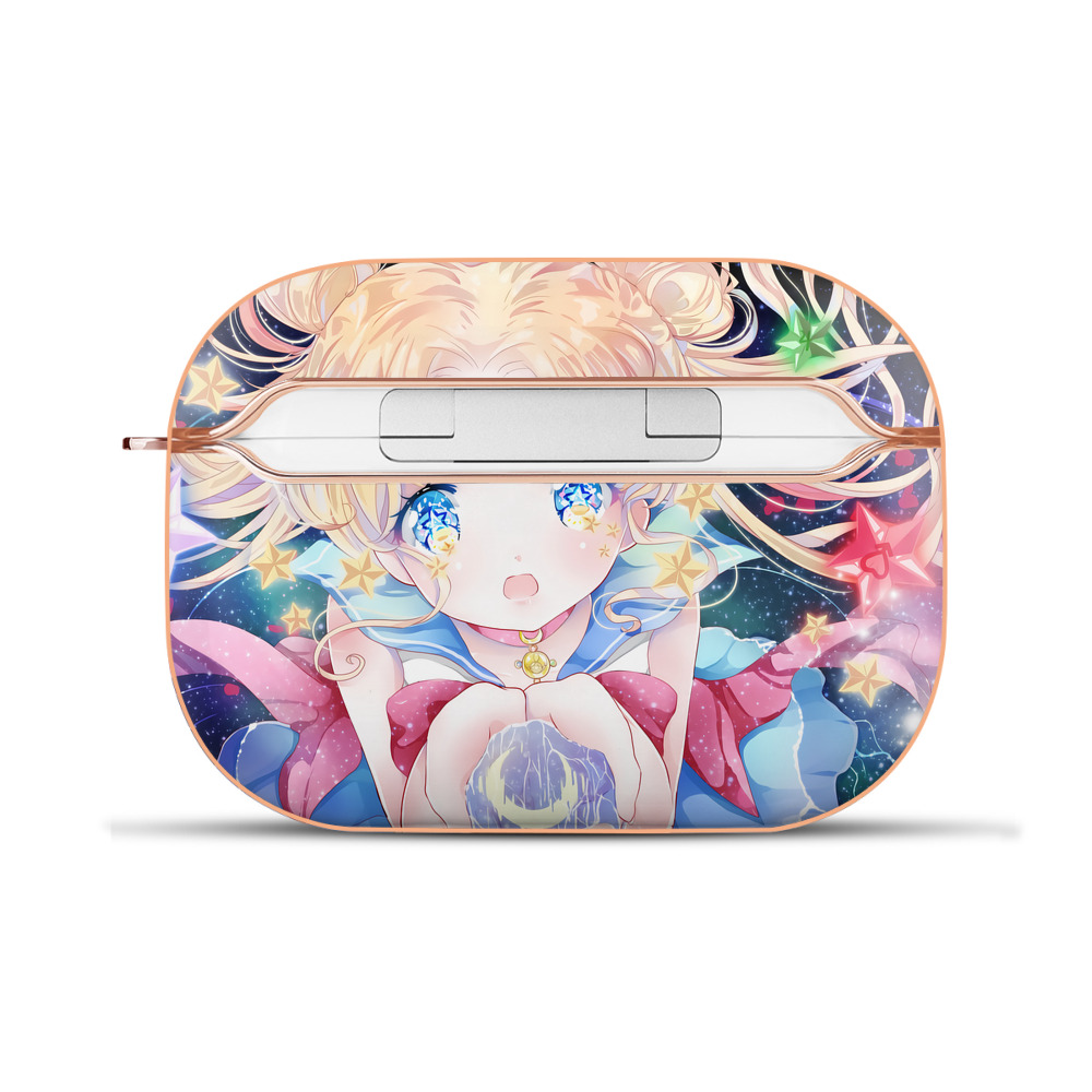 （画像用） 美少女戦士セーラームーン Sailor Moon 【AirPods Pro用】ハードシェル保護ケース｜耐衝撃・防指紋・カラビナ付き商品仕様