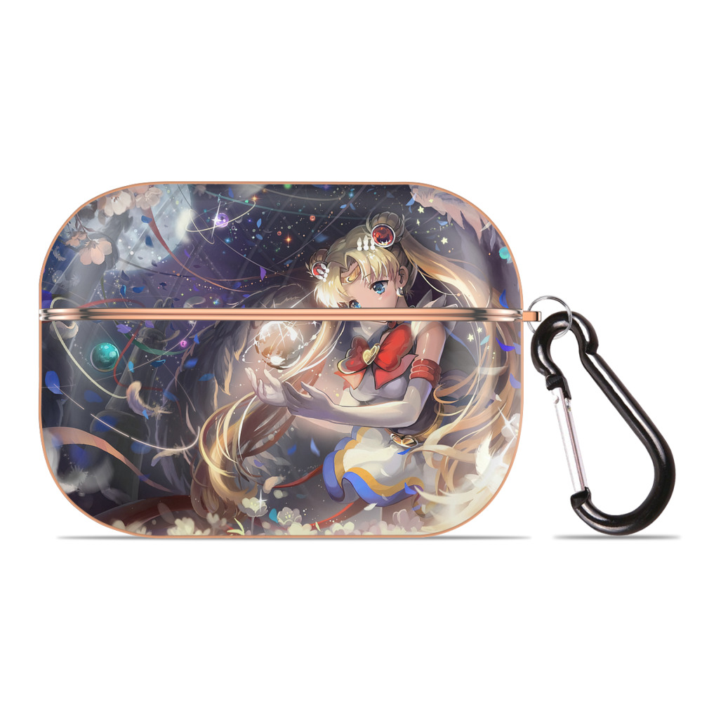 （画像用） 美少女戦士セーラームーン Sailor Moon 【AirPods Pro用】ハードシェル保護ケース｜耐衝撃・防指紋・カラビナ付き商品仕様