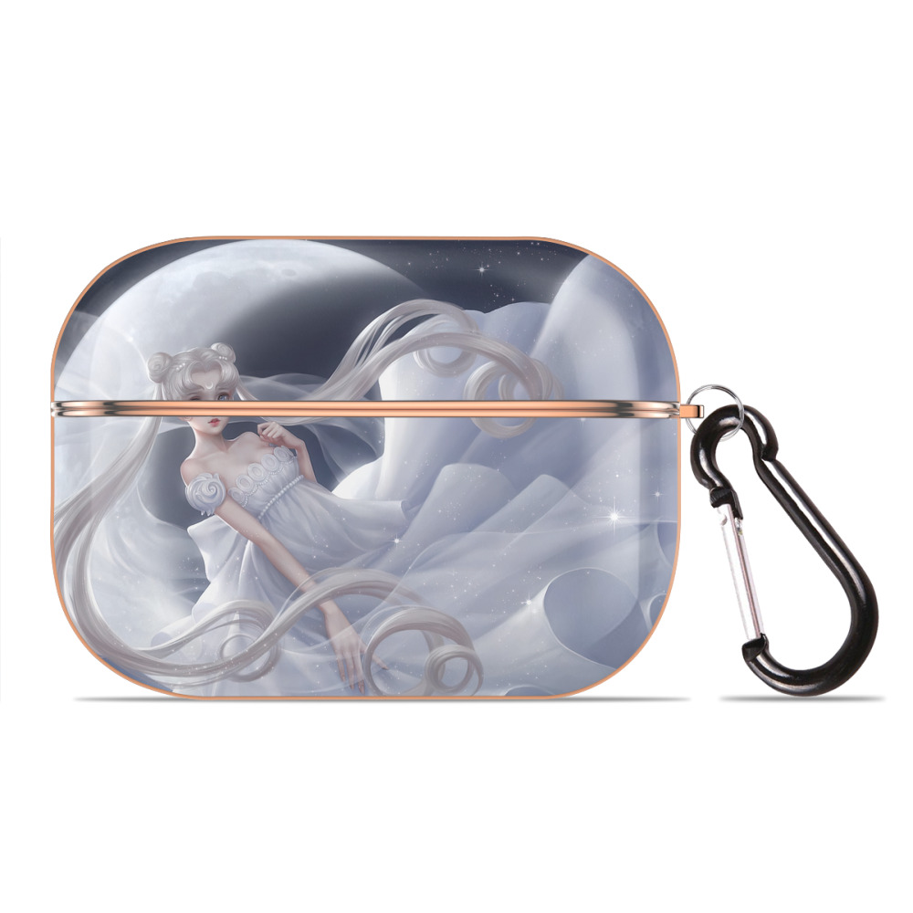 （画像用） 美少女戦士セーラームーン Sailor Moon 【AirPods Pro用】ハードシェル保護ケース｜耐衝撃・防指紋・カラビナ付き商品仕様