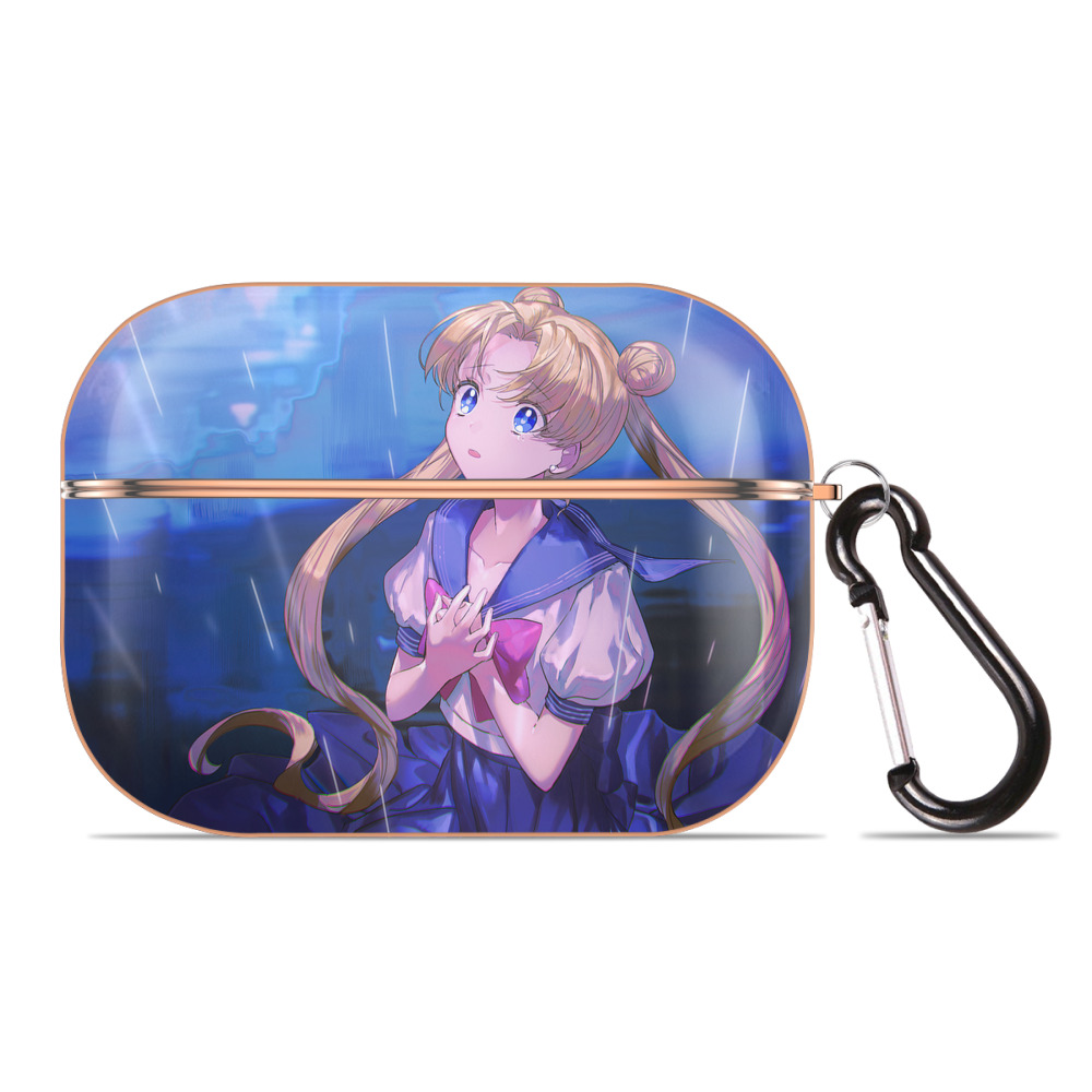 （画像用） 美少女戦士セーラームーン Sailor Moon 【AirPods Pro用】ハードシェル保護ケース｜耐衝撃・防指紋・カラビナ付き商品仕様