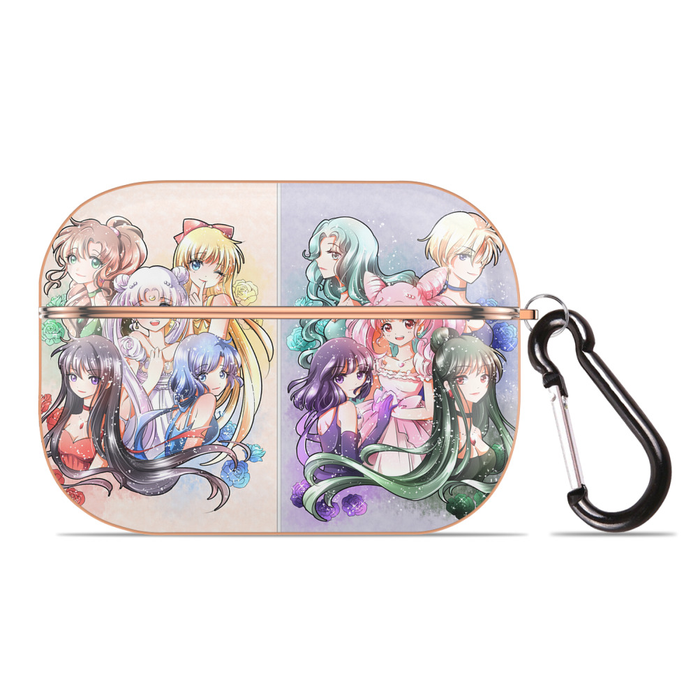 （画像用） 美少女戦士セーラームーン Sailor Moon 【AirPods Pro用】ハードシェル保護ケース｜耐衝撃・防指紋・カラビナ付き商品仕様