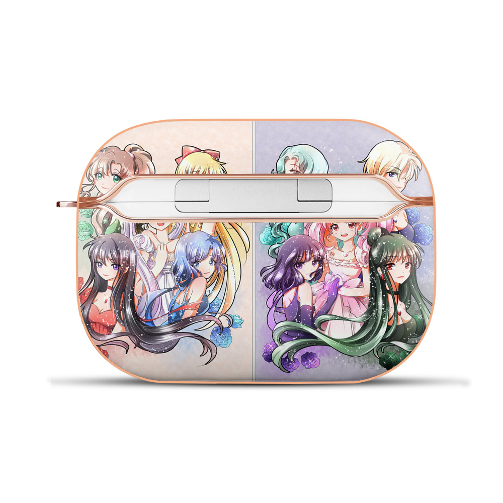 （画像用） 美少女戦士セーラームーン Sailor Moon 【AirPods Pro用】ハードシェル保護ケース｜耐衝撃・防指紋・カラビナ付き商品仕様