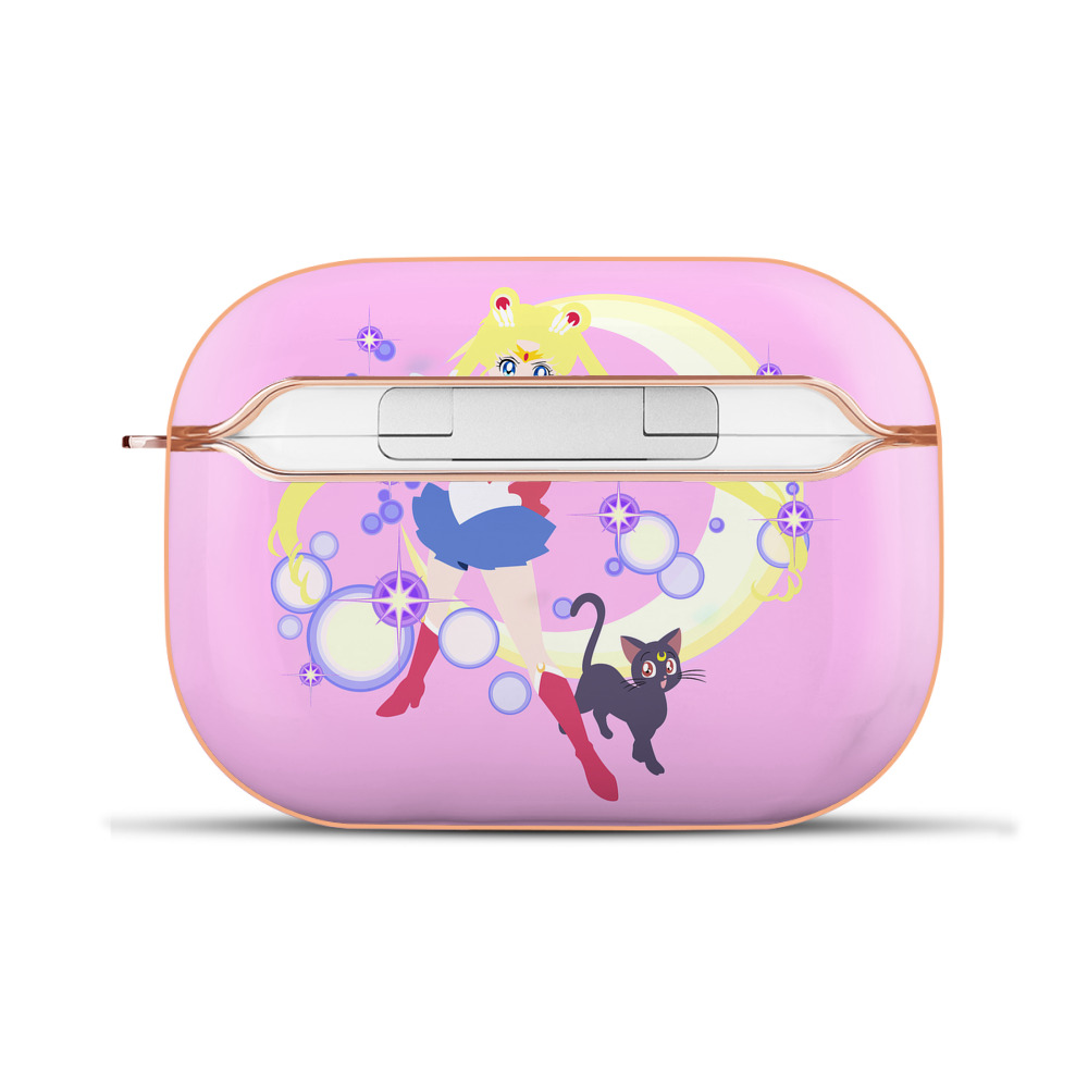 （画像用） 美少女戦士セーラームーン Sailor Moon 【AirPods Pro用】ハードシェル保護ケース｜耐衝撃・防指紋・カラビナ付き商品仕様