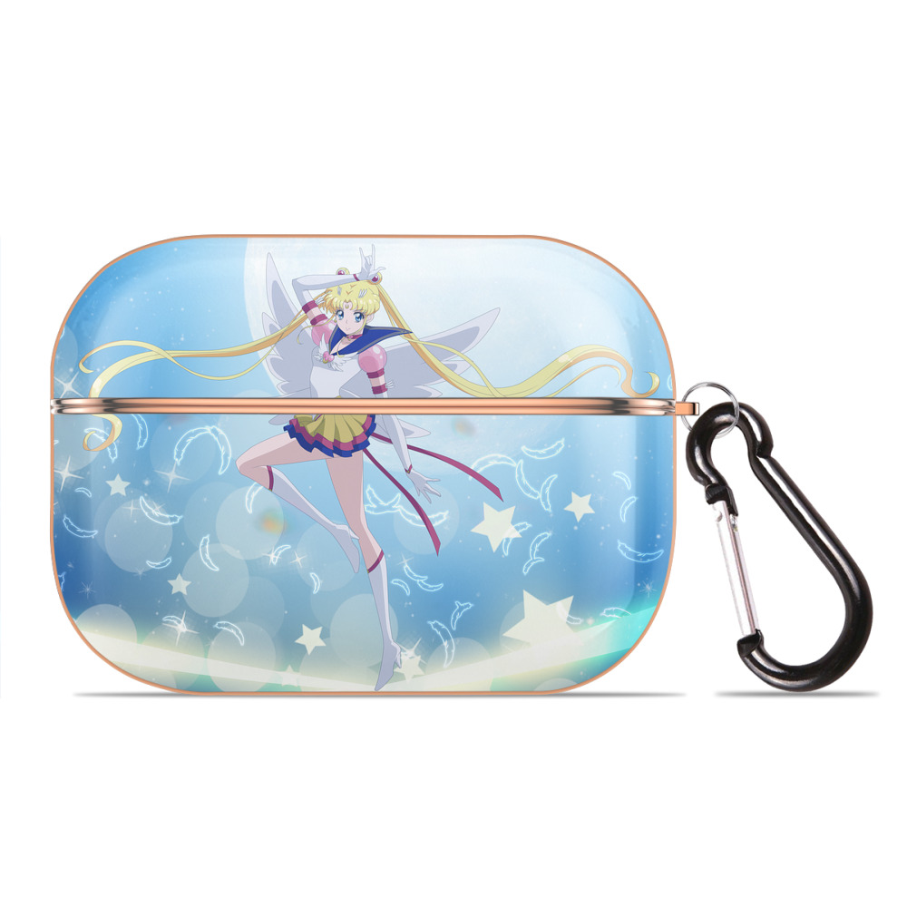 （画像用） 美少女戦士セーラームーン Sailor Moon 【AirPods Pro用】ハードシェル保護ケース｜耐衝撃・防指紋・カラビナ付き商品仕様