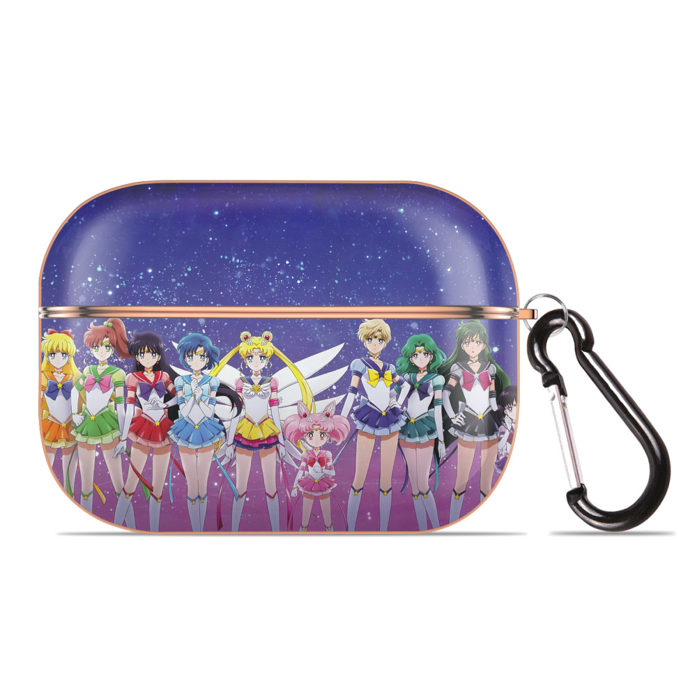 （画像用） 美少女戦士セーラームーン Sailor Moon 【AirPods Pro用】ハードシェル保護ケース｜耐衝撃・防指紋・カラビナ付き商品仕様