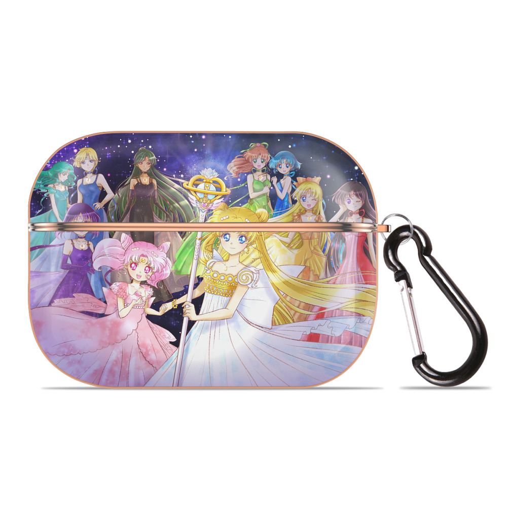 （画像用） 美少女戦士セーラームーン Sailor Moon 【AirPods Pro用】ハードシェル保護ケース｜耐衝撃・防指紋・カラビナ付き商品仕様