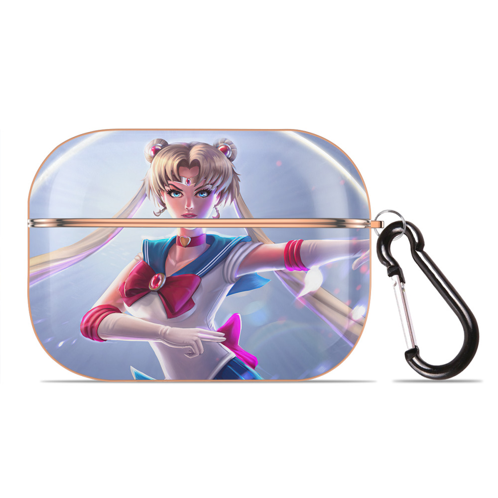 （画像用） 美少女戦士セーラームーン Sailor Moon 【AirPods Pro用】ハードシェル保護ケース｜耐衝撃・防指紋・カラビナ付き商品仕様