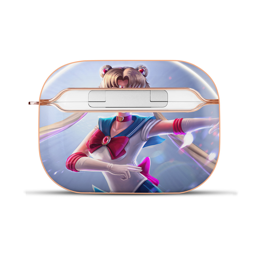 （画像用） 美少女戦士セーラームーン Sailor Moon 【AirPods Pro用】ハードシェル保護ケース｜耐衝撃・防指紋・カラビナ付き商品仕様