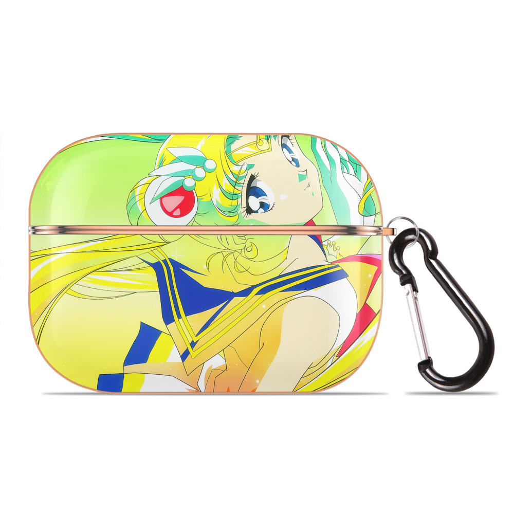 （画像用） 美少女戦士セーラームーン Sailor Moon 【AirPods Pro用】ハードシェル保護ケース｜耐衝撃・防指紋・カラビナ付き商品仕様