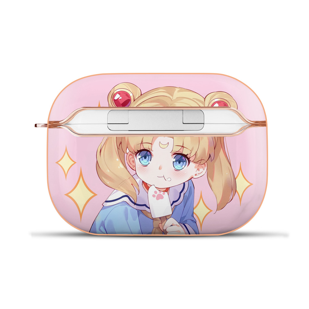 （画像用） 美少女戦士セーラームーン Sailor Moon 【AirPods Pro用】ハードシェル保護ケース｜耐衝撃・防指紋・カラビナ付き商品仕様