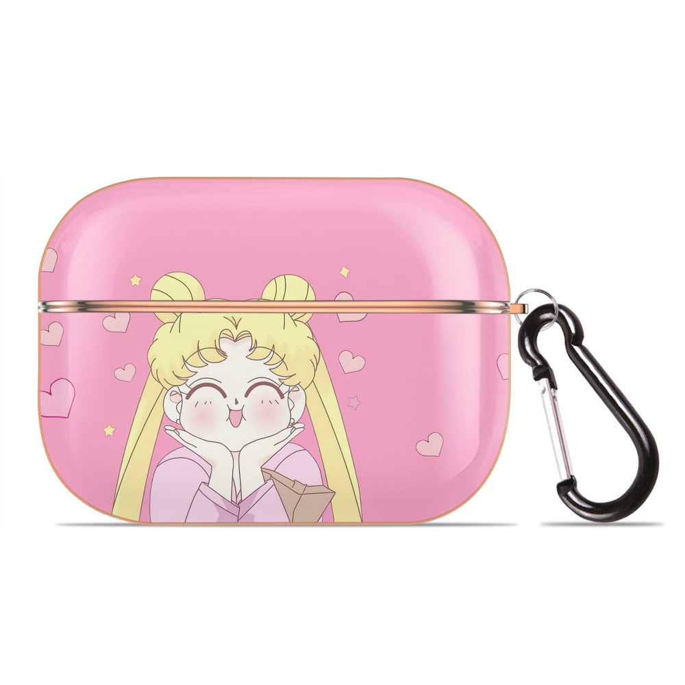 （画像用） 美少女戦士セーラームーン Sailor Moon 【AirPods Pro用】ハードシェル保護ケース｜耐衝撃・防指紋・カラビナ付き商品仕様