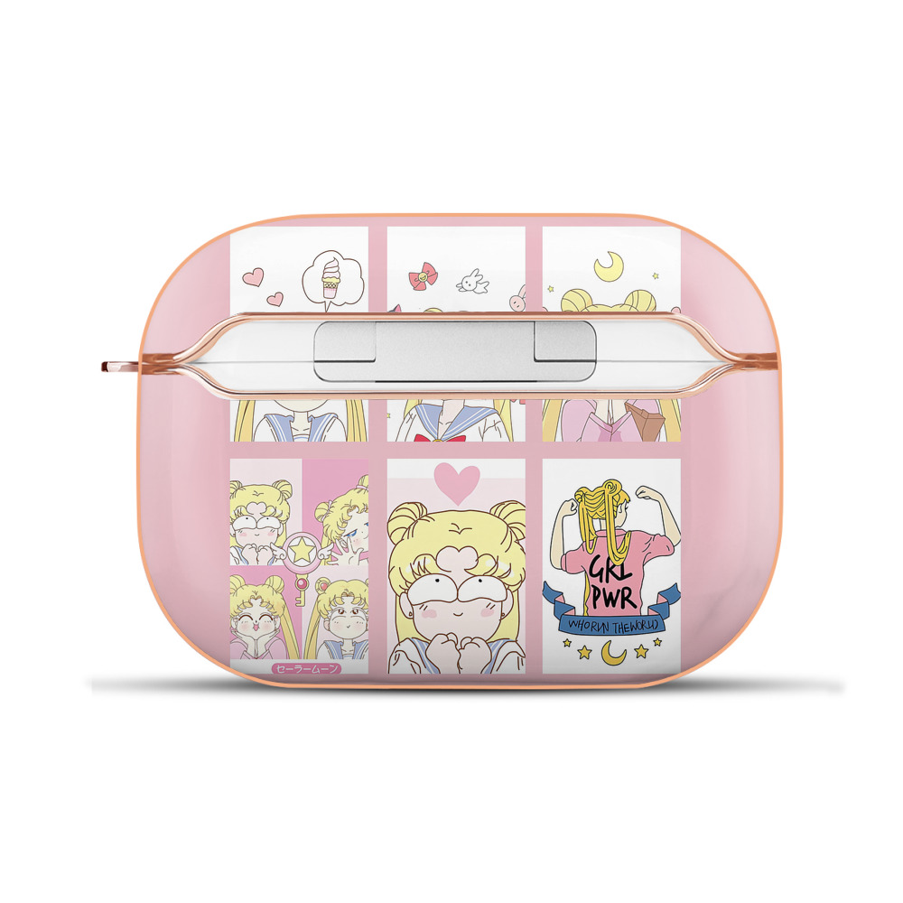 （画像用） 美少女戦士セーラームーン Sailor Moon 【AirPods Pro用】ハードシェル保護ケース｜耐衝撃・防指紋・カラビナ付き商品仕様