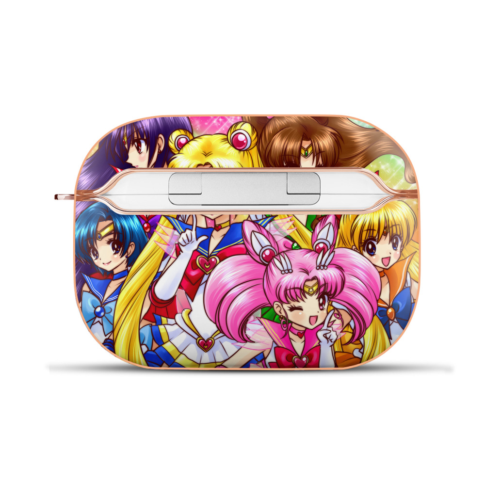 （画像用） 美少女戦士セーラームーン Sailor Moon 【AirPods Pro用】ハードシェル保護ケース｜耐衝撃・防指紋・カラビナ付き商品仕様