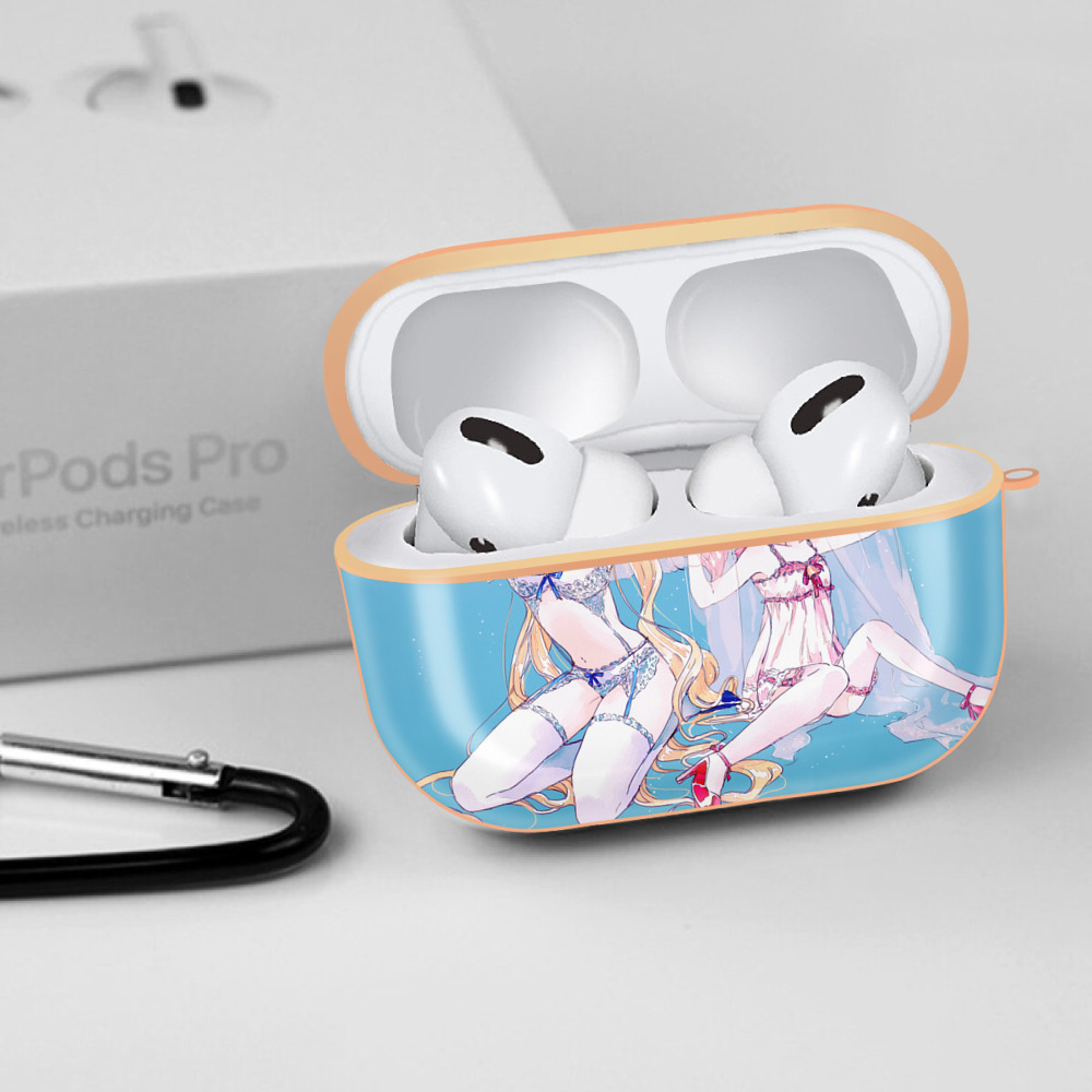 美少女戦士セーラームーン Sailor Moon 【AirPods Pro用】ハードシェル保護ケース｜耐衝撃・防指紋・カラビナ付き商品仕様