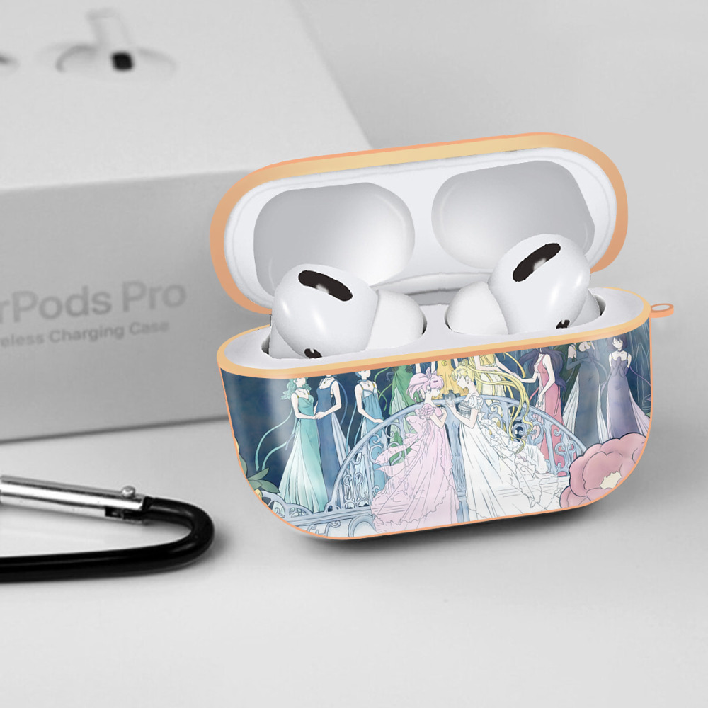 美少女戦士セーラームーン Sailor Moon 【AirPods Pro用】ハードシェル保護ケース｜耐衝撃・防指紋・カラビナ付き商品仕様