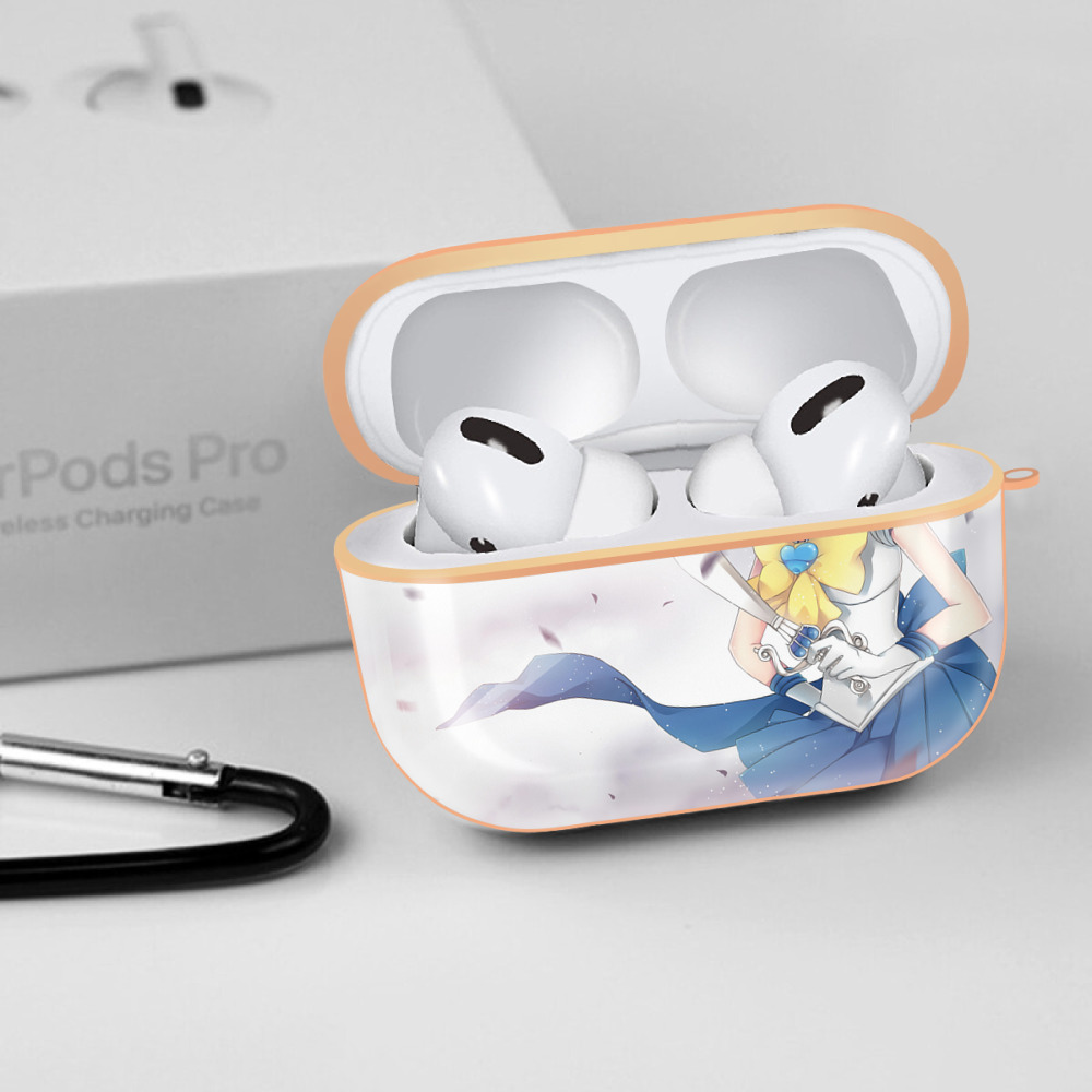 美少女戦士セーラームーン Sailor Moon 【AirPods Pro用】ハードシェル保護ケース｜耐衝撃・防指紋・カラビナ付き商品仕様