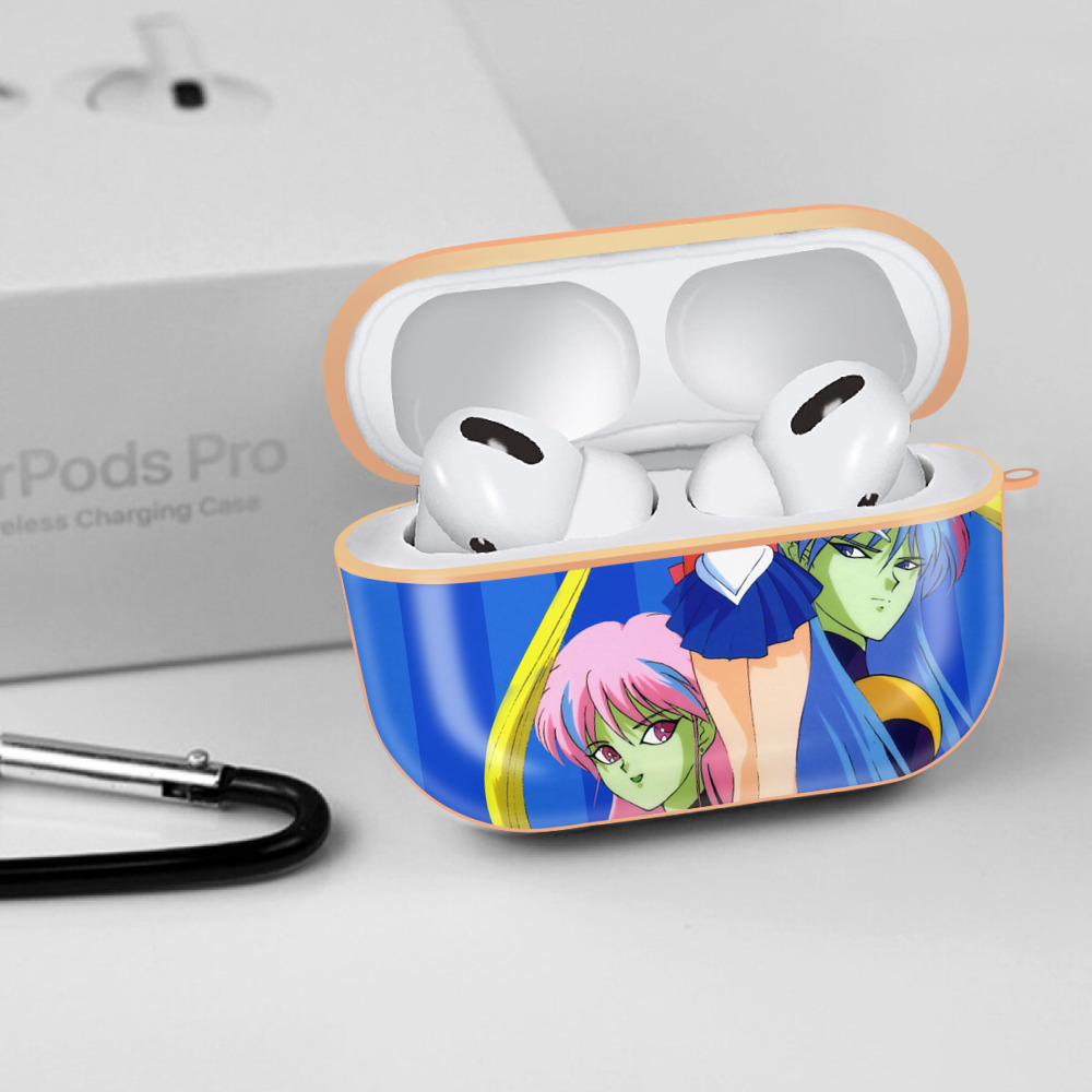 美少女戦士セーラームーン Sailor Moon 【AirPods Pro用】ハードシェル保護ケース｜耐衝撃・防指紋・カラビナ付き商品仕様