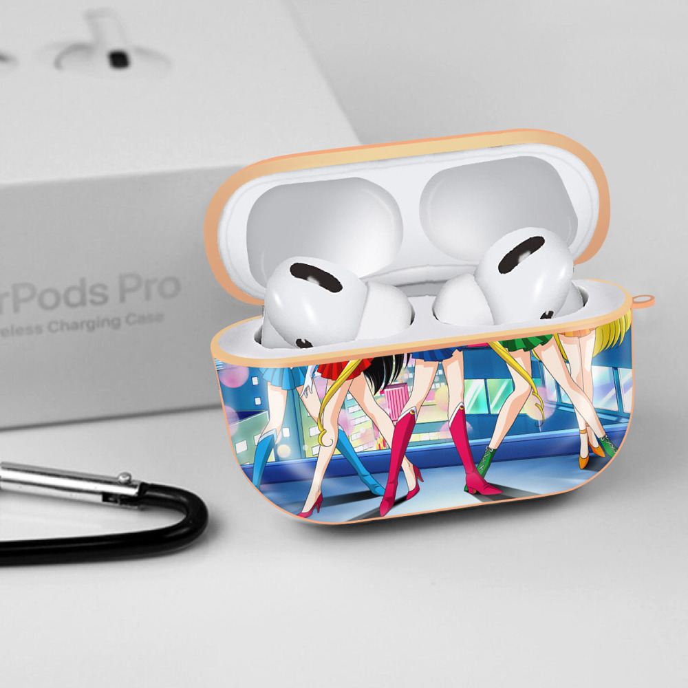 美少女戦士セーラームーン Sailor Moon 【AirPods Pro用】ハードシェル保護ケース｜耐衝撃・防指紋・カラビナ付き商品仕様