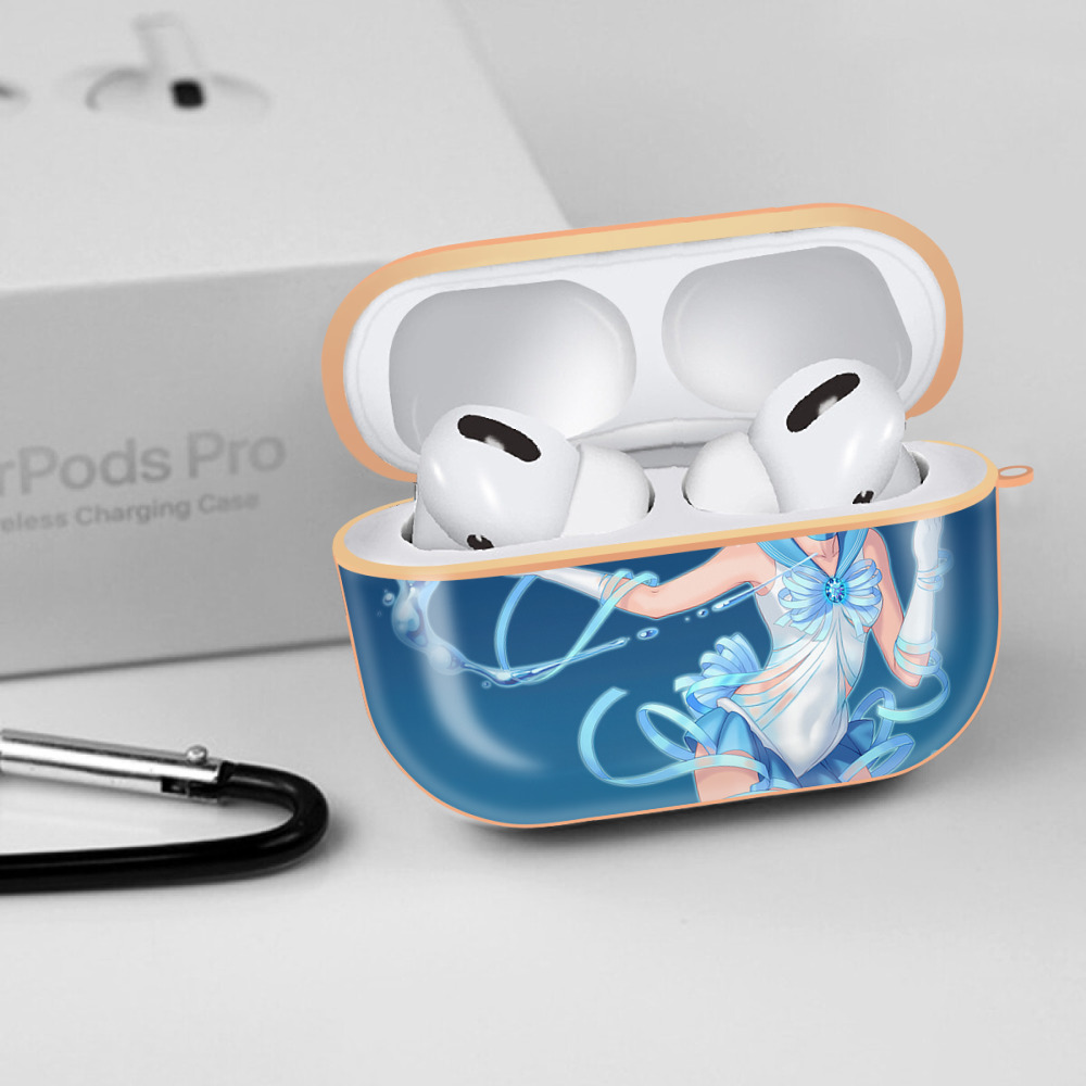 美少女戦士セーラームーン Sailor Moon 【AirPods Pro用】ハードシェル保護ケース｜耐衝撃・防指紋・カラビナ付き商品仕様