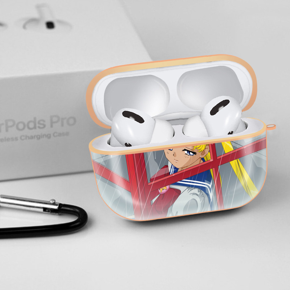美少女戦士セーラームーン Sailor Moon 【AirPods Pro用】ハードシェル保護ケース｜耐衝撃・防指紋・カラビナ付き商品仕様