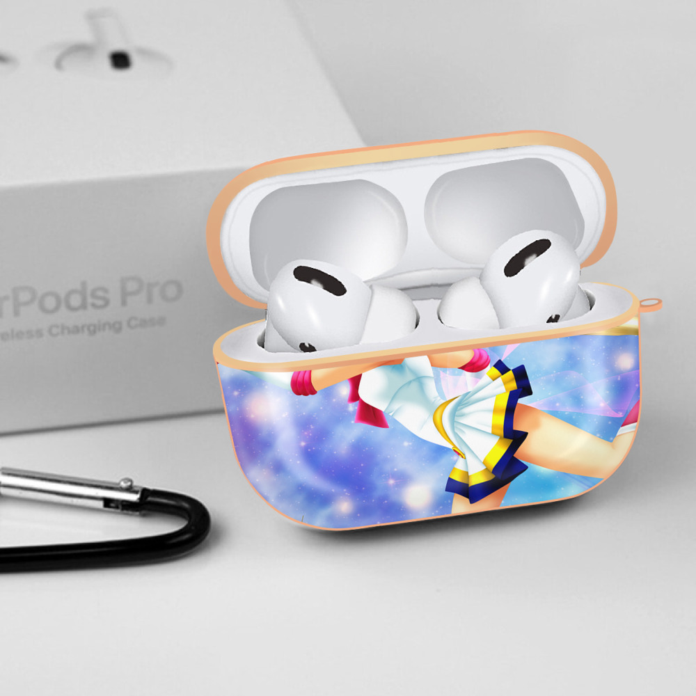 美少女戦士セーラームーン Sailor Moon 【AirPods Pro用】ハードシェル保護ケース｜耐衝撃・防指紋・カラビナ付き商品仕様