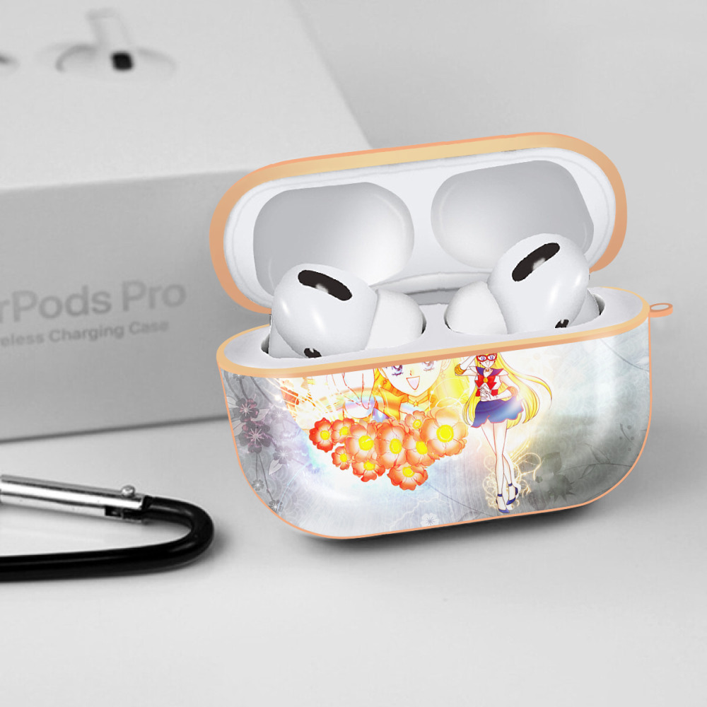 美少女戦士セーラームーン Sailor Moon 【AirPods Pro用】ハードシェル保護ケース｜耐衝撃・防指紋・カラビナ付き商品仕様