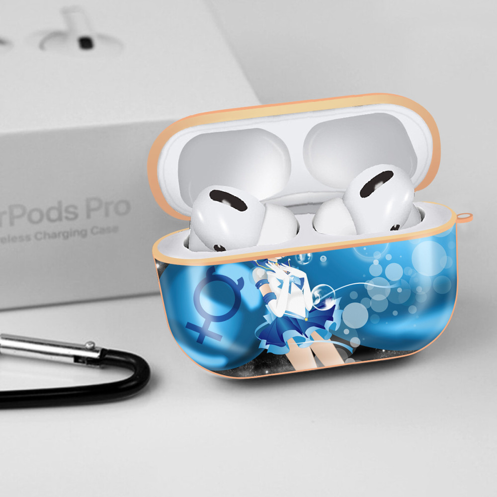 美少女戦士セーラームーン Sailor Moon 【AirPods Pro用】ハードシェル保護ケース｜耐衝撃・防指紋・カラビナ付き商品仕様