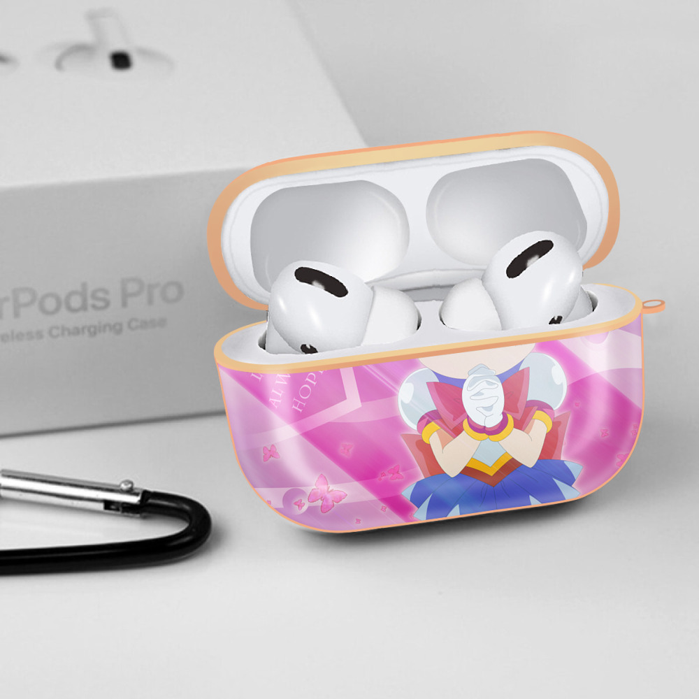 美少女戦士セーラームーン Sailor Moon 【AirPods Pro用】ハードシェル保護ケース｜耐衝撃・防指紋・カラビナ付き商品仕様