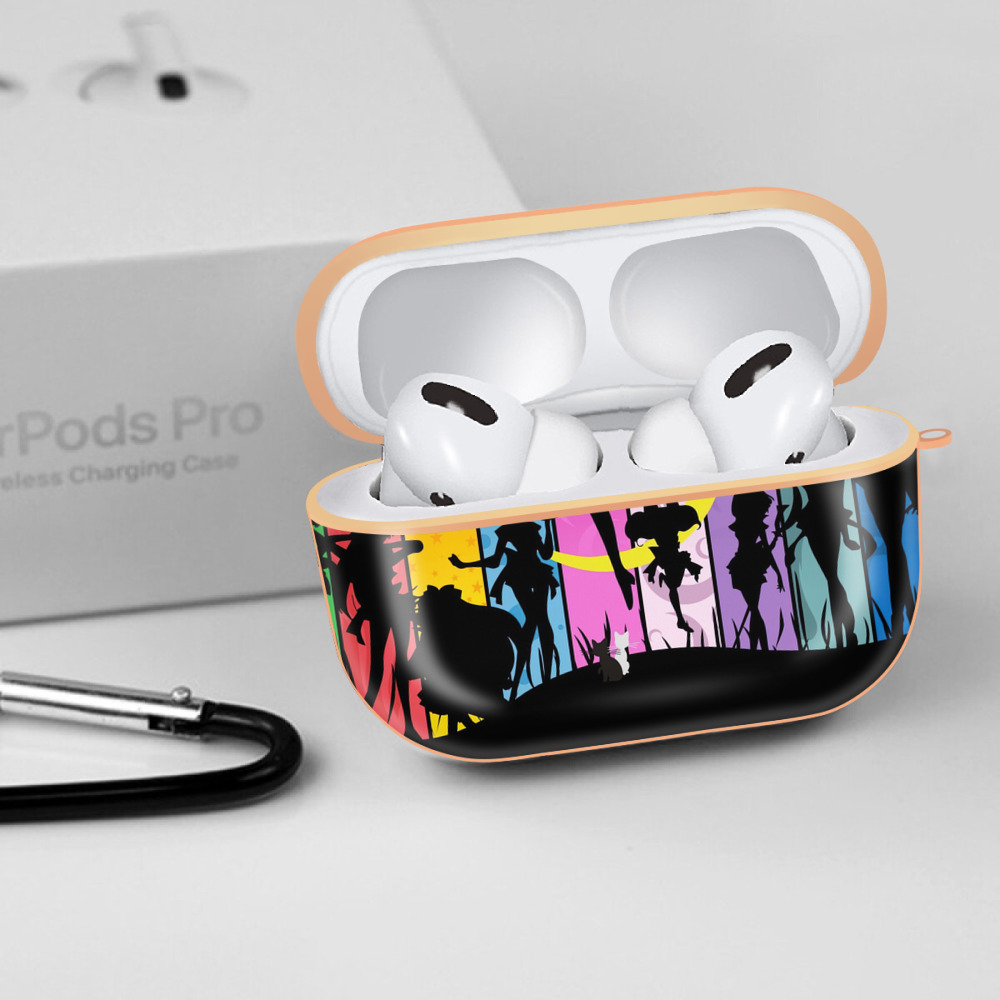 美少女戦士セーラームーン Sailor Moon 【AirPods Pro用】ハードシェル保護ケース｜耐衝撃・防指紋・カラビナ付き商品仕様