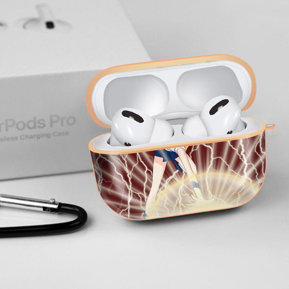 美少女戦士セーラームーン Sailor Moon 【AirPods Pro用】ハードシェル保護ケース｜耐衝撃・防指紋・カラビナ付き商品仕様