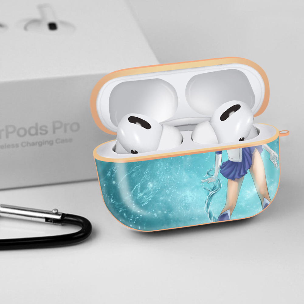 美少女戦士セーラームーン Sailor Moon 【AirPods Pro用】ハードシェル保護ケース｜耐衝撃・防指紋・カラビナ付き商品仕様
