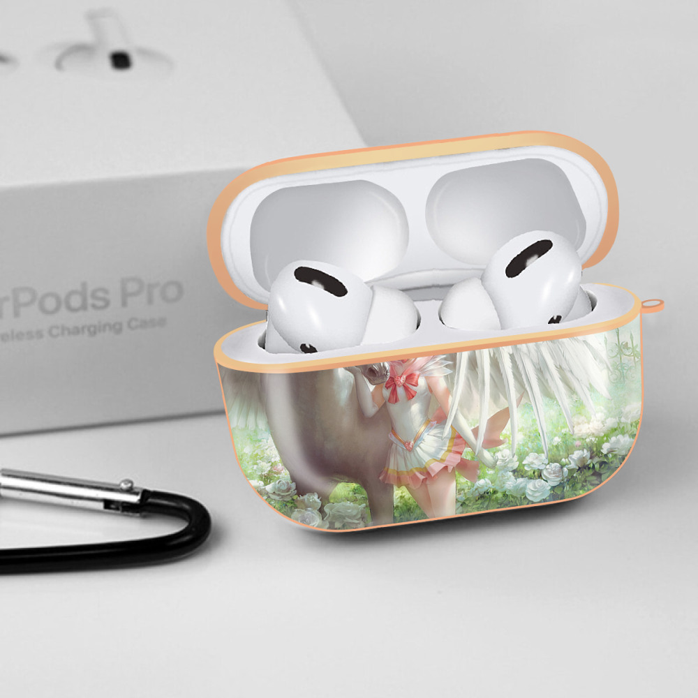 美少女戦士セーラームーン Sailor Moon 【AirPods Pro用】ハードシェル保護ケース｜耐衝撃・防指紋・カラビナ付き商品仕様