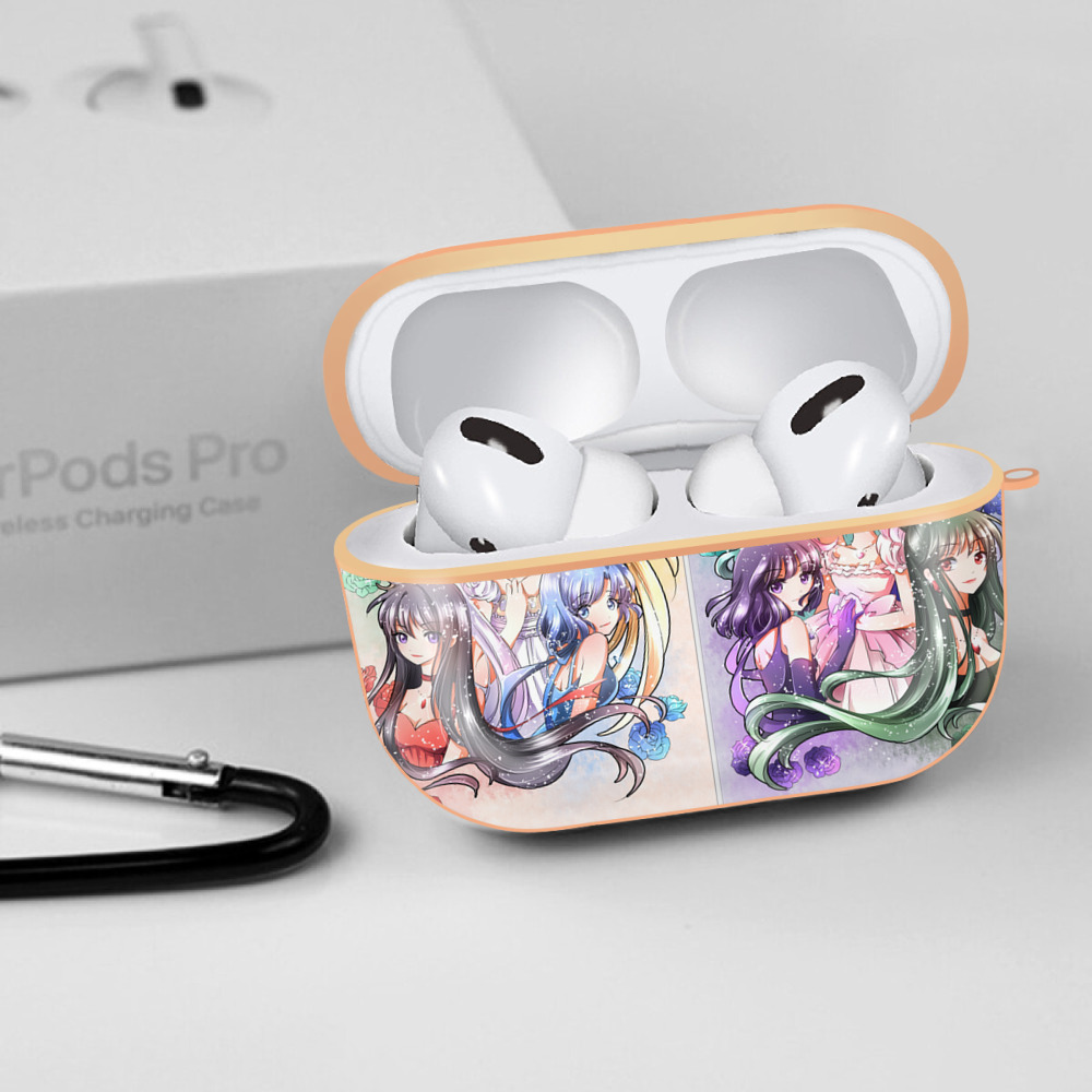 美少女戦士セーラームーン Sailor Moon 【AirPods Pro用】ハードシェル保護ケース｜耐衝撃・防指紋・カラビナ付き商品仕様