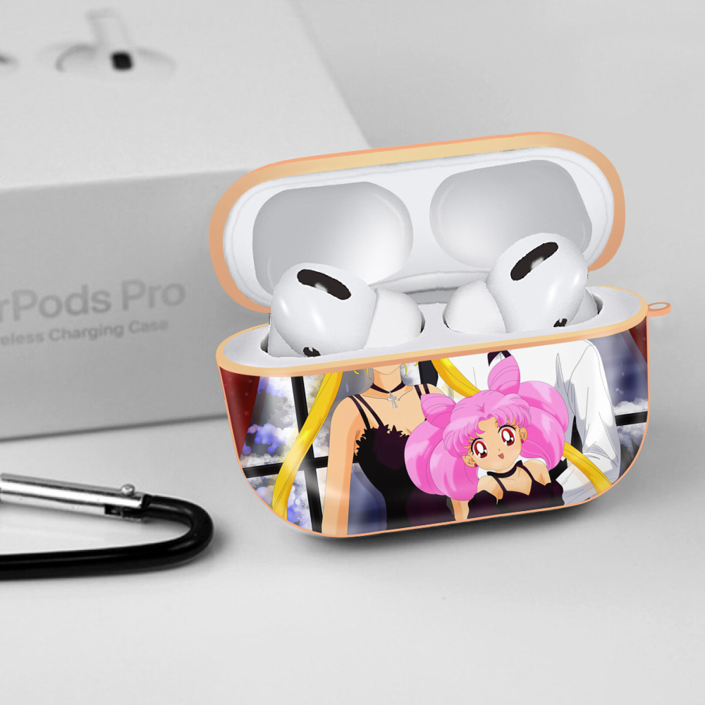 美少女戦士セーラームーン Sailor Moon 【AirPods Pro用】ハードシェル保護ケース｜耐衝撃・防指紋・カラビナ付き商品仕様