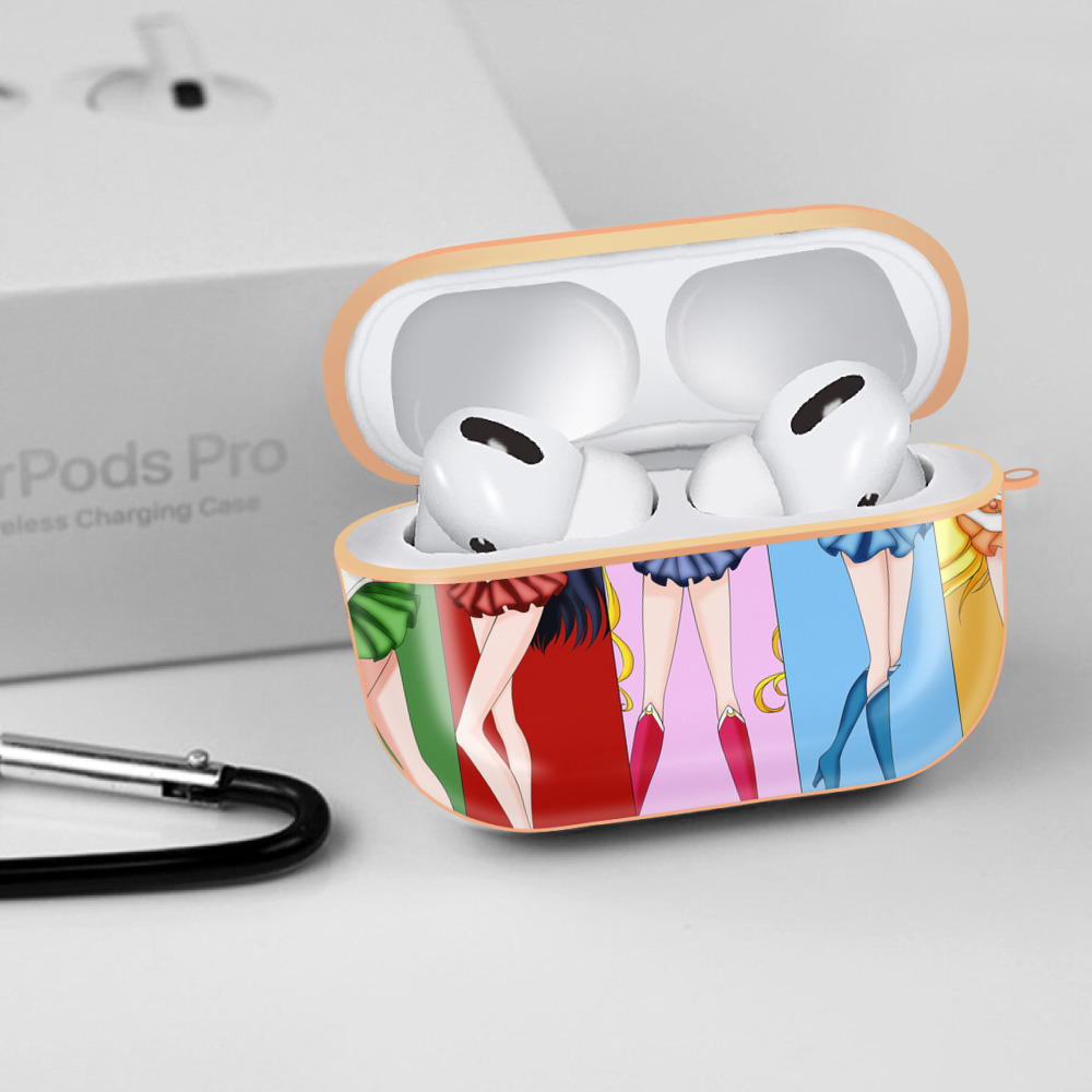 美少女戦士セーラームーン Sailor Moon 【AirPods Pro用】ハードシェル保護ケース｜耐衝撃・防指紋・カラビナ付き商品仕様