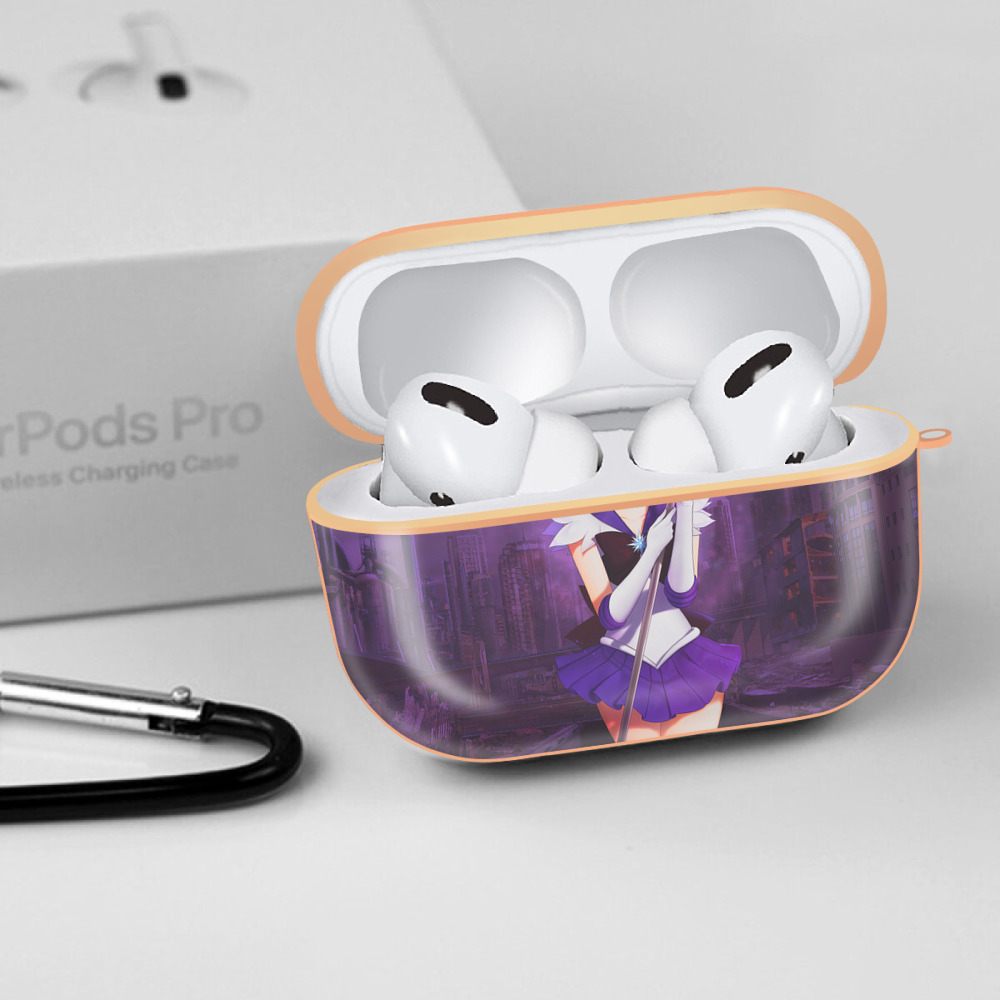 美少女戦士セーラームーン Sailor Moon 【AirPods Pro用】ハードシェル保護ケース｜耐衝撃・防指紋・カラビナ付き商品仕様